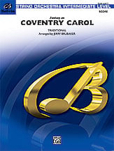 Fantasy on a Coventry Carol Orchestra sheet music cover Thumbnail